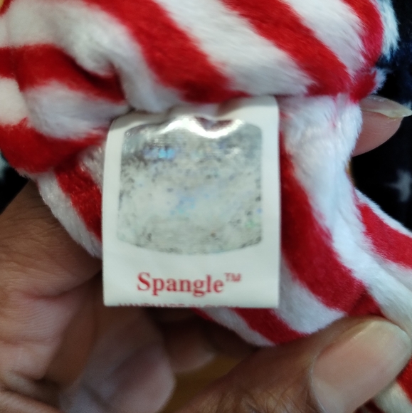 ✓Ty Beanie Baby - SPANGLE the Bear White Face (Stuffed Animal) - Picture 9 of 15